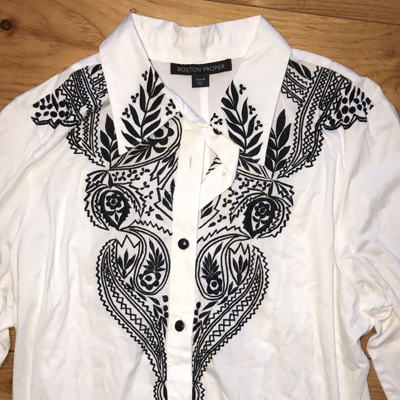 Boston Proper Button Down - Picture 2 of 3